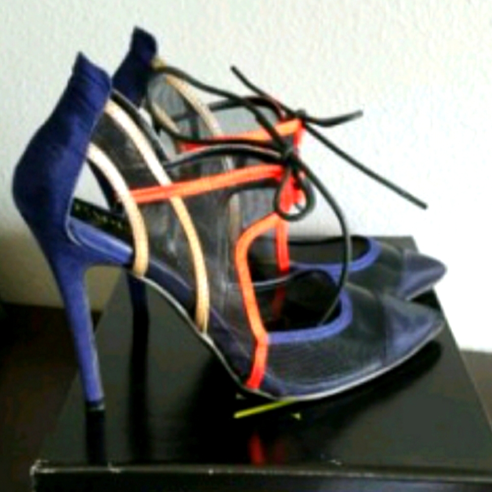 Paper Fox Jacqueline Multicolor Heel